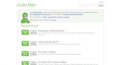 Desktop Screenshot of codermike.com